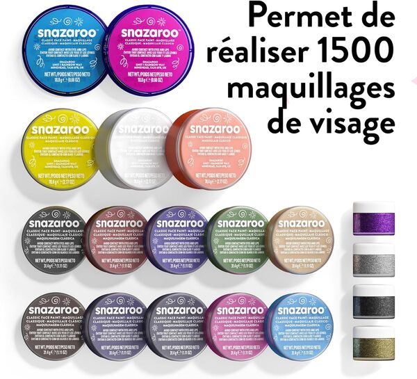 Snazaroo Mallette de Maquillage Proessionnelle