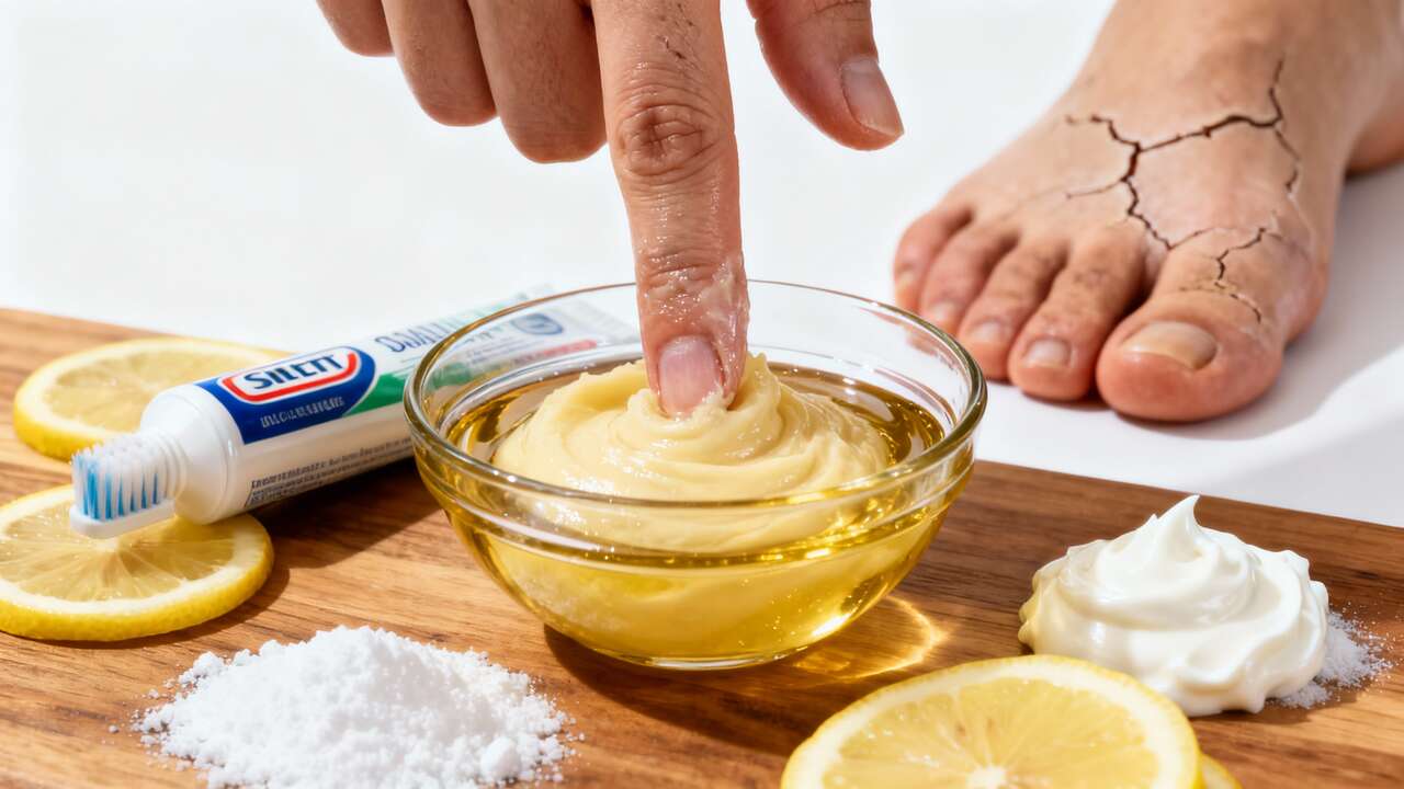 Remède maison : talons lisses et éclatants