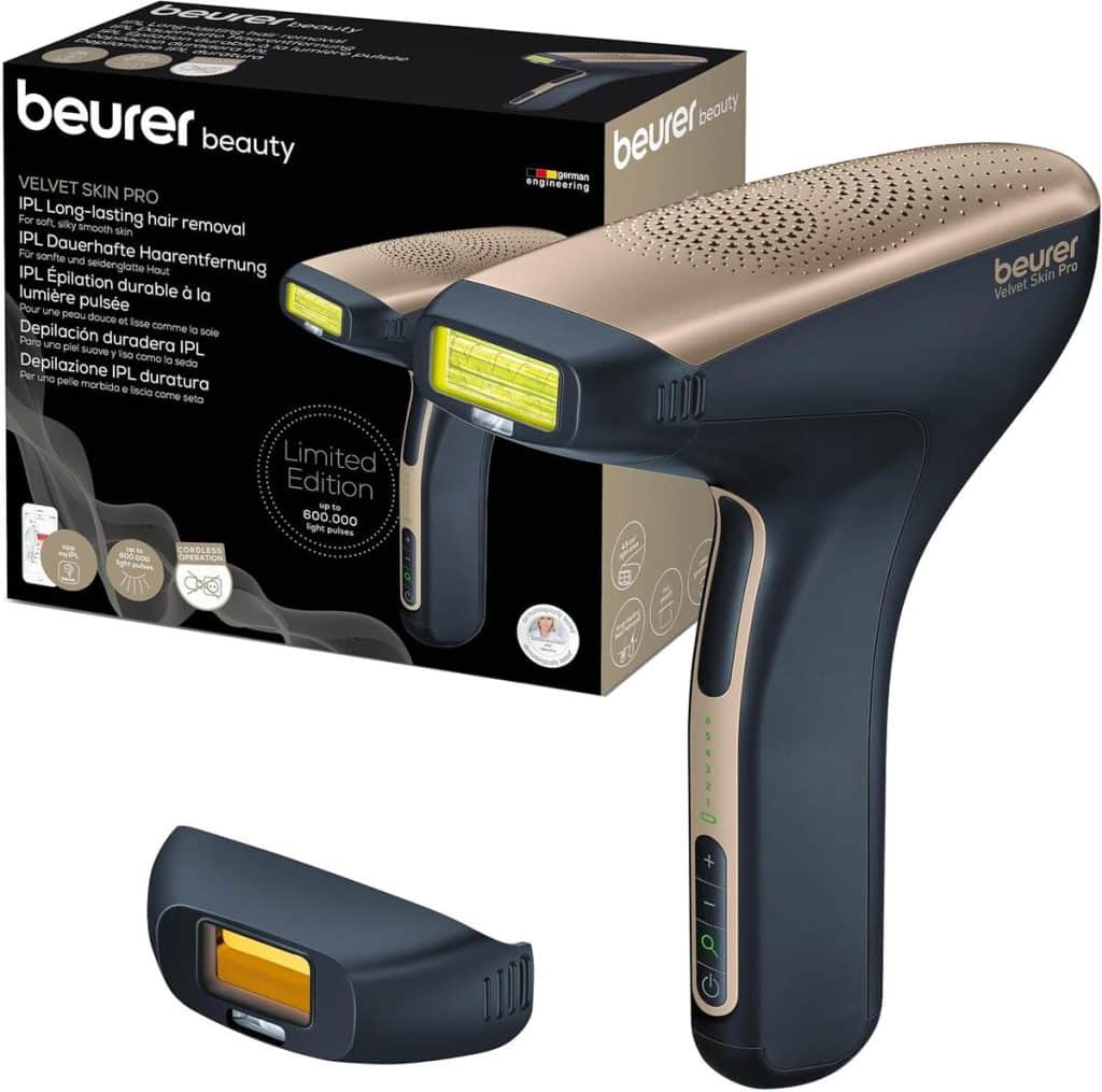 Test : beurer IPL Velvet Skin Pro, épilateur à lumière pulsée portable