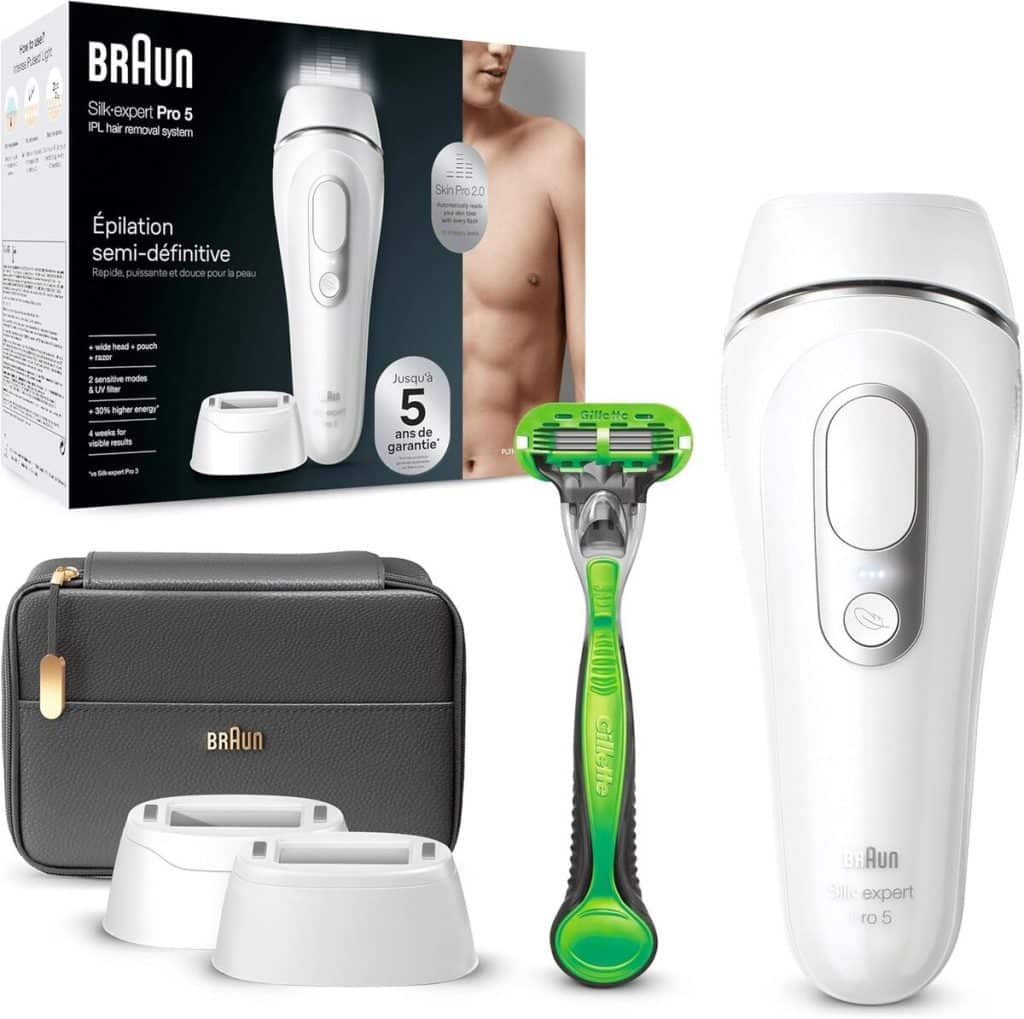 Test : braun Silk·expert Pro 5 PL5145 - épilateur à lumière pulsée