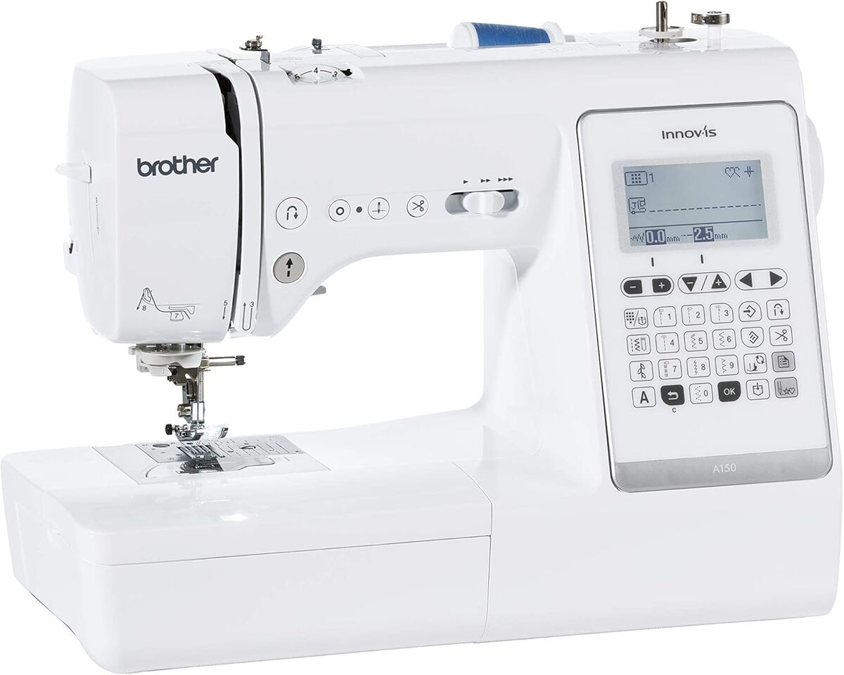 Test de la Brother Innov-Is A150, machine à coudre avec écran LCD blanc