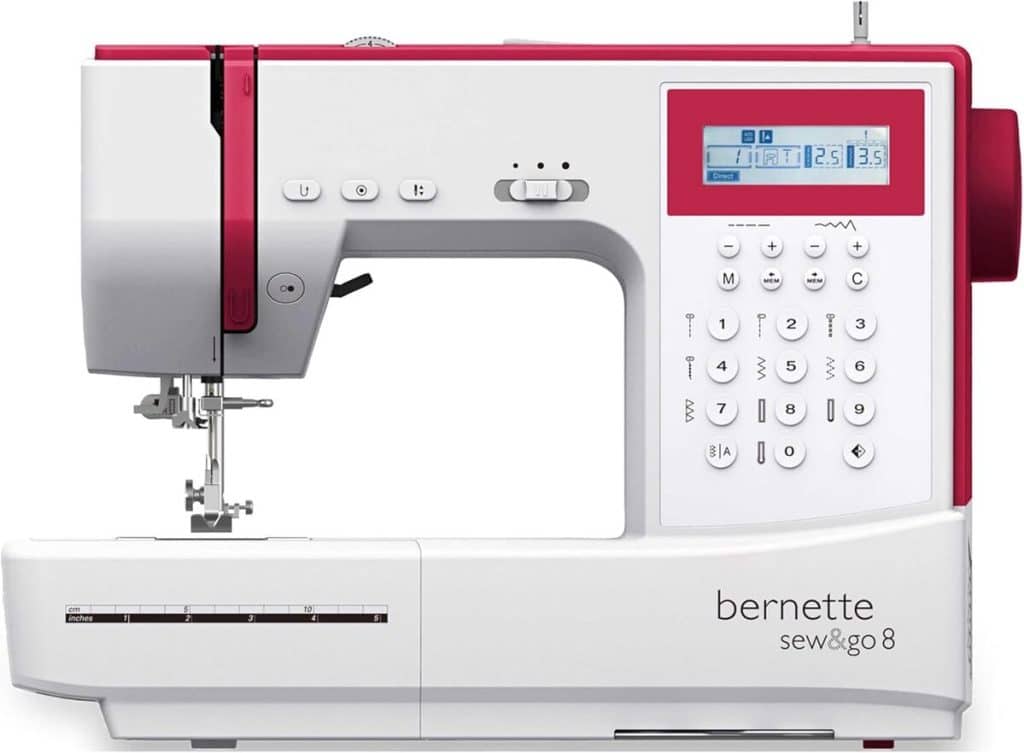 Test de la machine à coudre Bernette Sew&GO8 : 197 programmes de couture