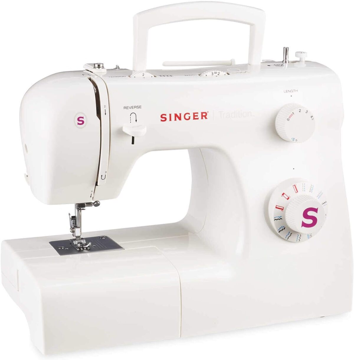 Test de la machine à coudre Singer Tradition 42263 blanche