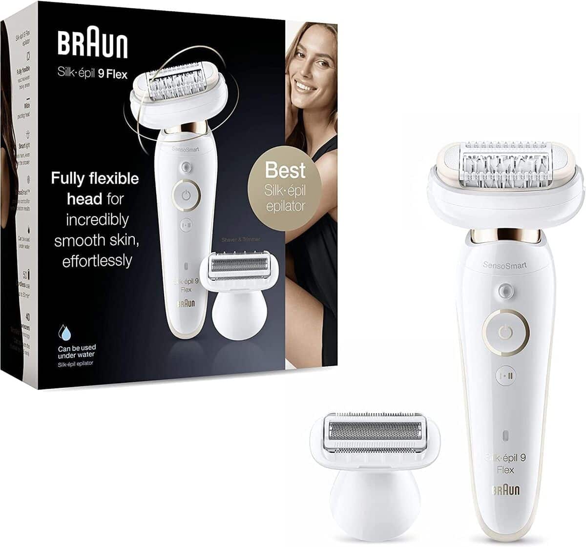 Test du Braun Silk-épil 9 : épilateur électrique wet & dry avec rulli massaggianti