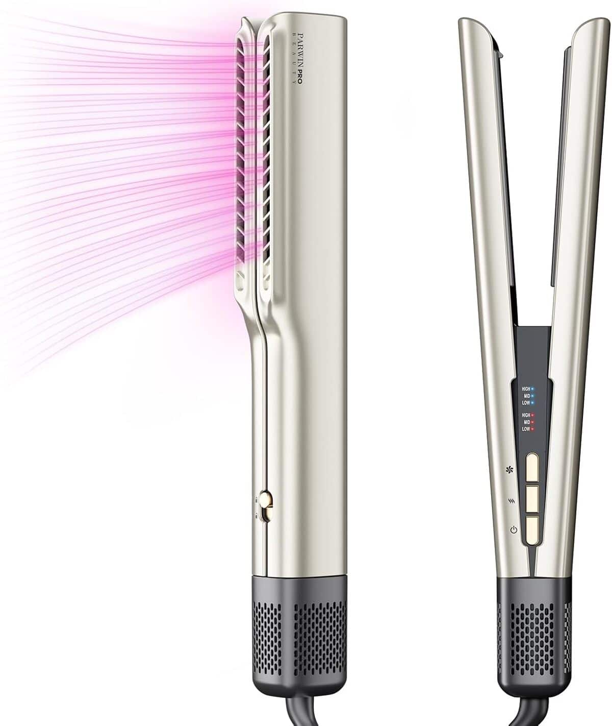 Test du lisseur à air ionique Parwin Pro Beauty : lissage sans dommage thermique
