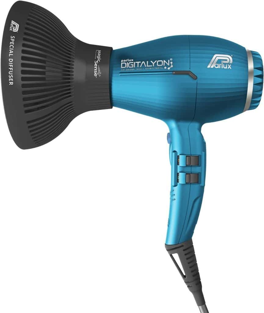 Test du sèche-cheveux Parlux Digitalyon blau avec Magic Sense