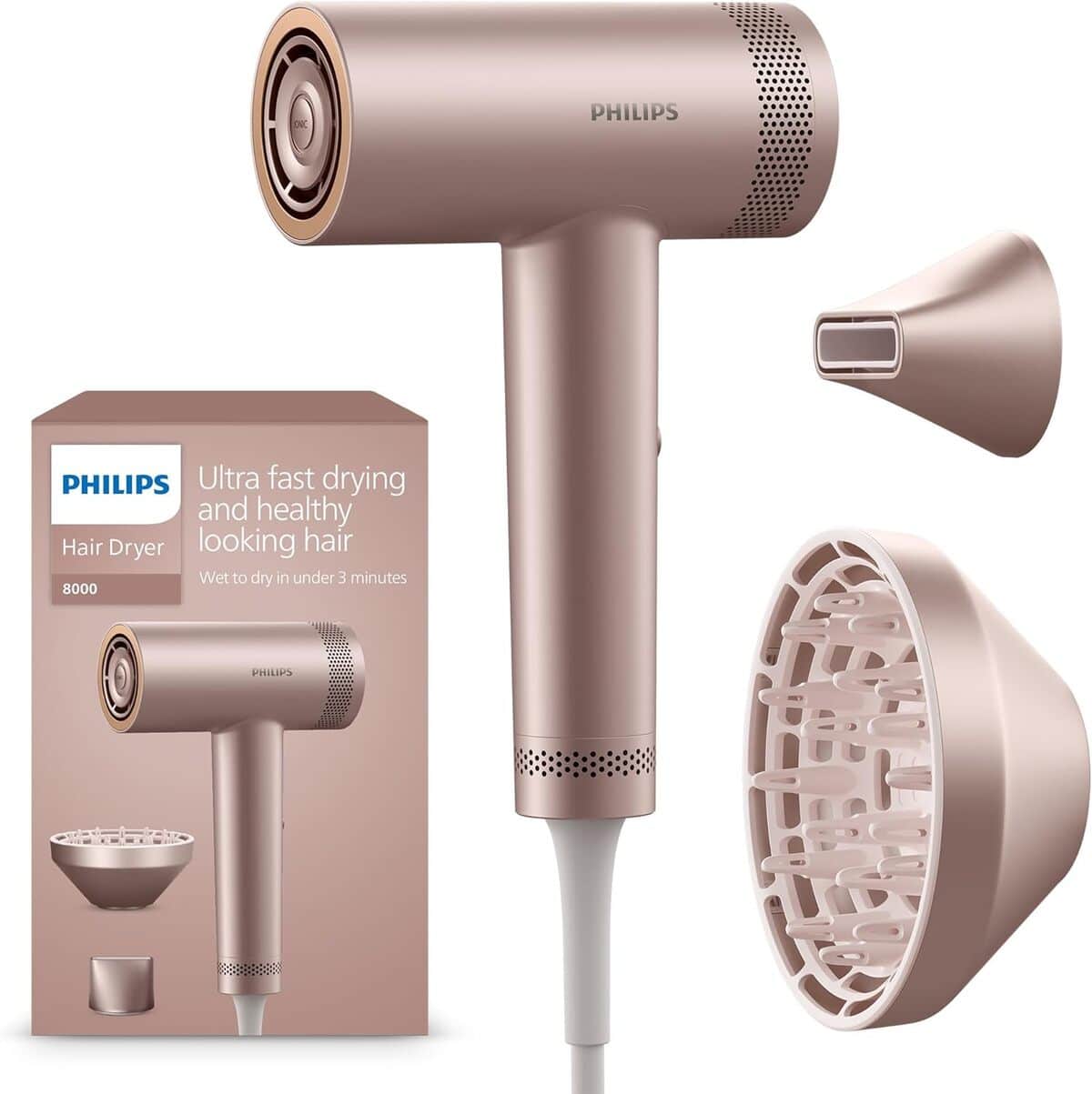 Test du sèche-cheveux Philips High Speed 8000 Series BHD837/10