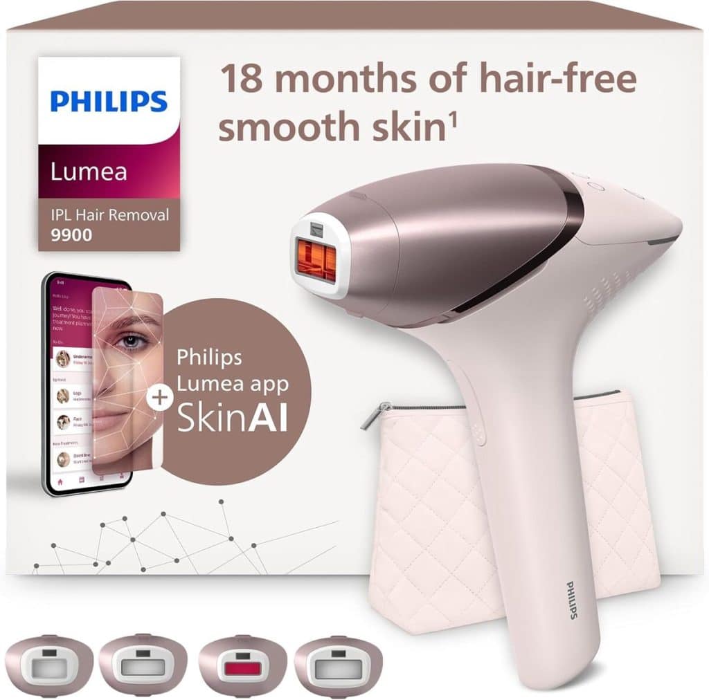Test : philips Lumea Série 9900, épilateur à lumière pulsée SenseIQ