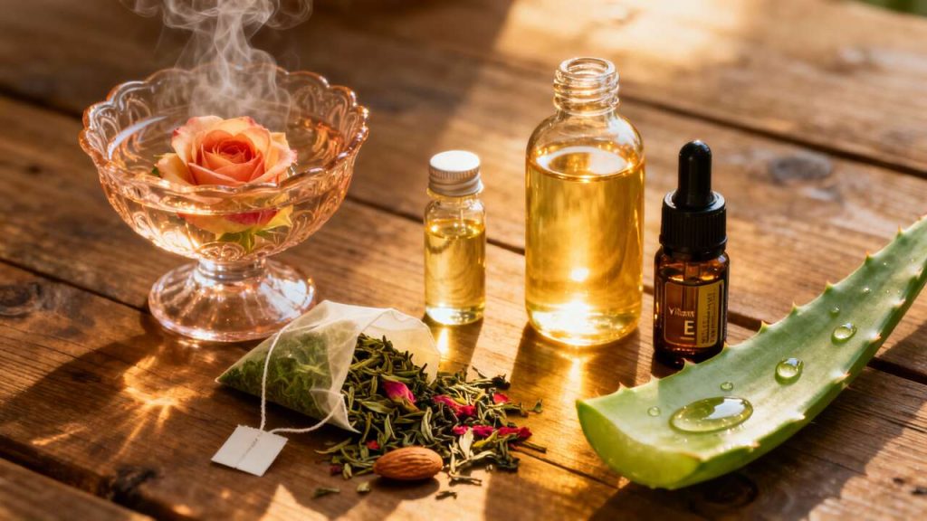 Crème maison au thé vert pour une peau éclatante et rajeunie