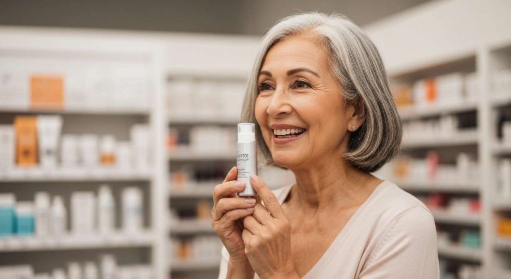 Maquillage abordable pour peaux matures : astuce pharmacie