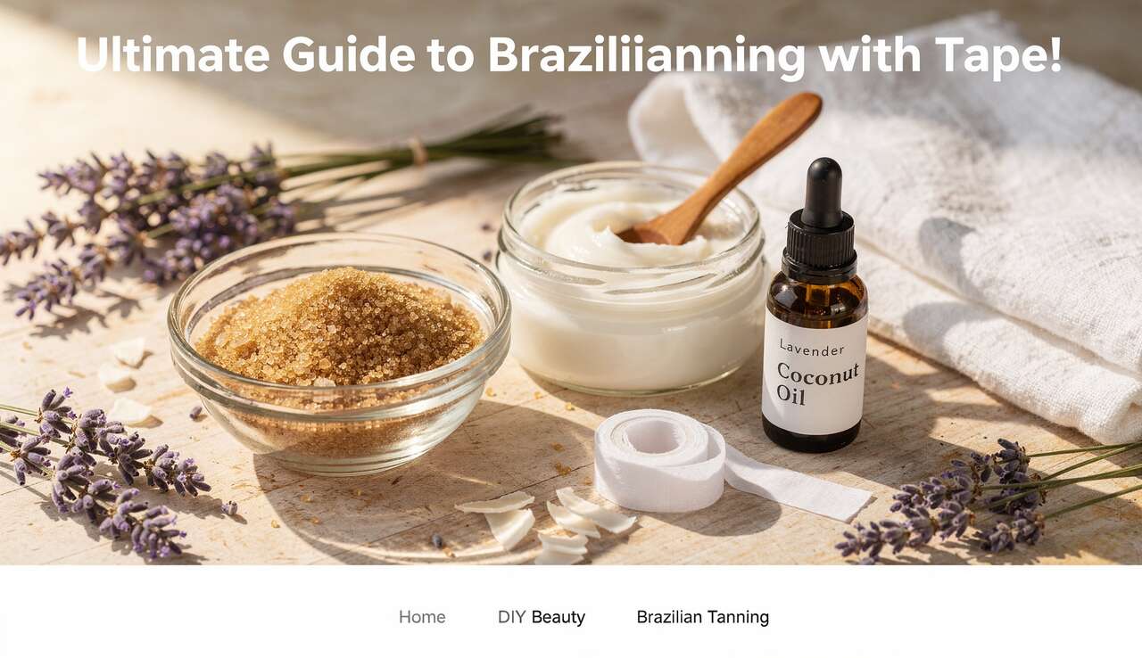 Guide ultime du bronzage brésilien avec ruban adhésif !