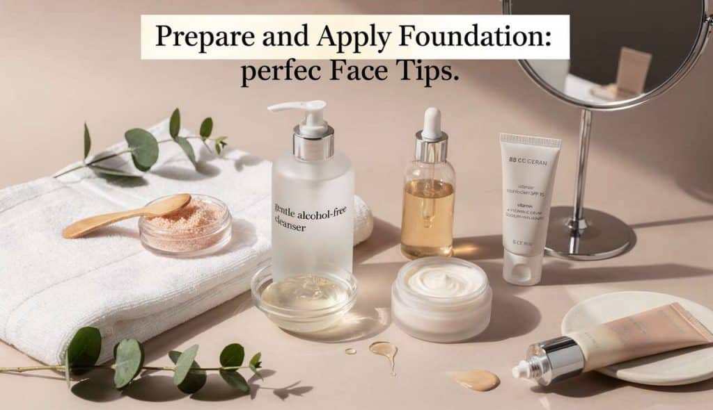 Préparer et appliquer le fond de teint : astuces visage parfait