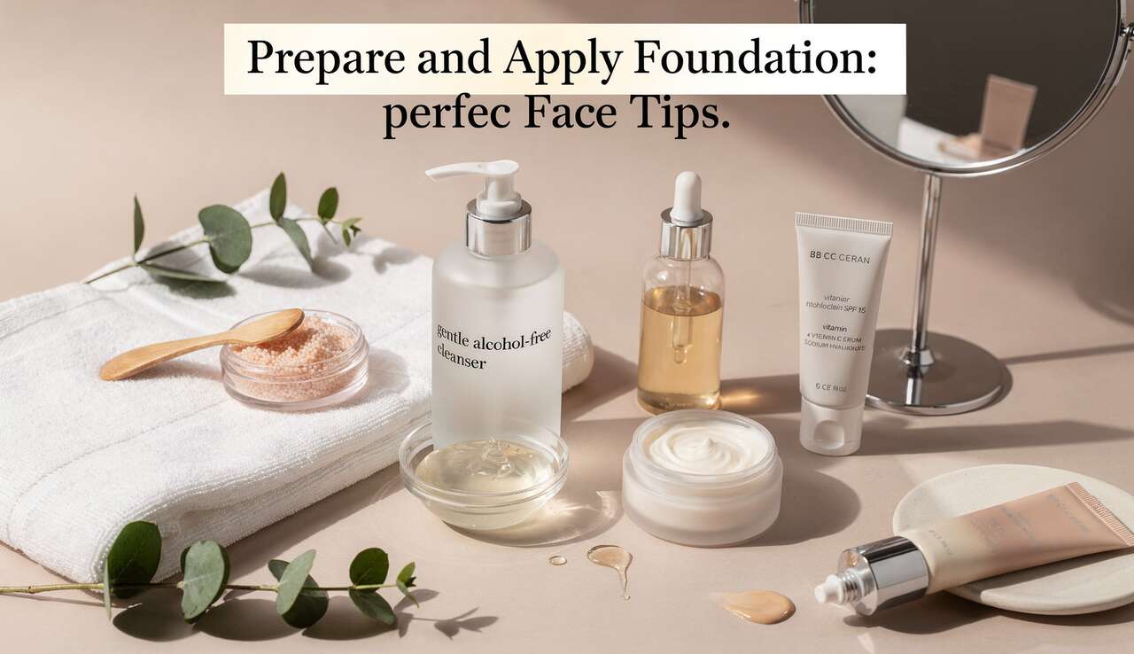 Préparer et appliquer le fond de teint : astuces visage parfait