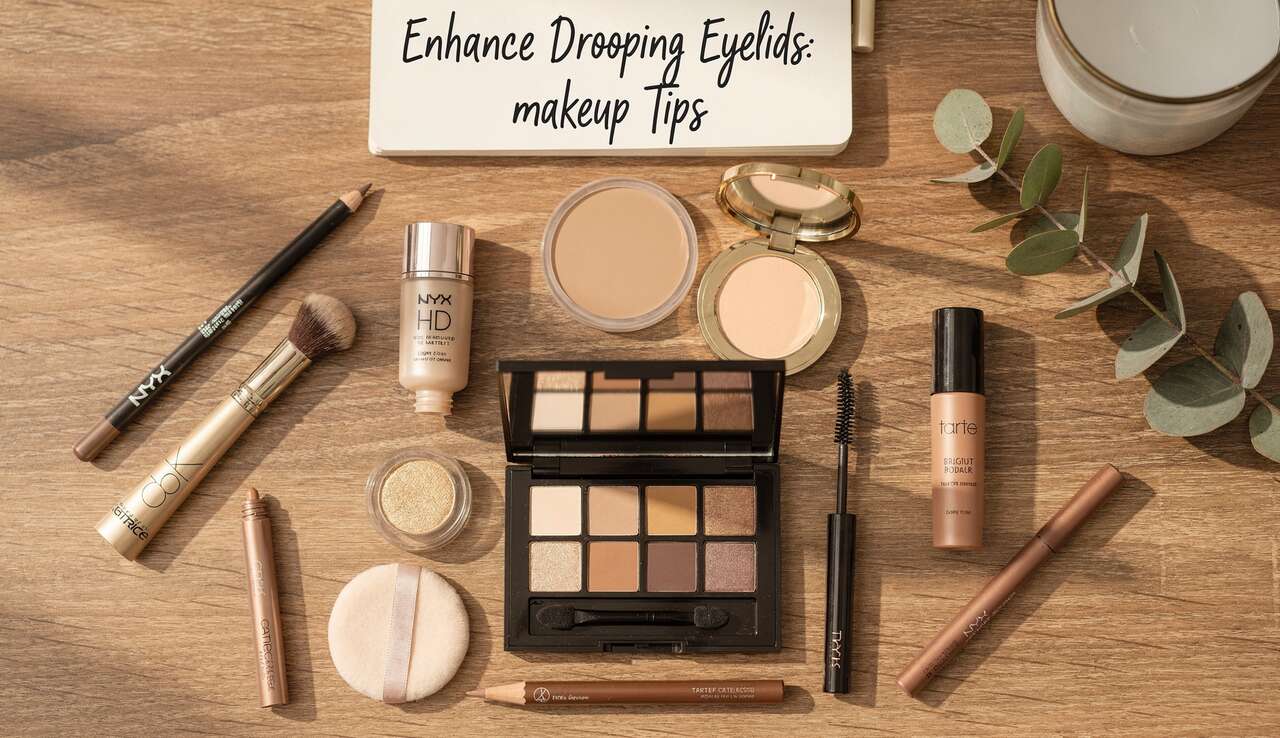 Sublimer des paupières tombantes : astuces maquillage