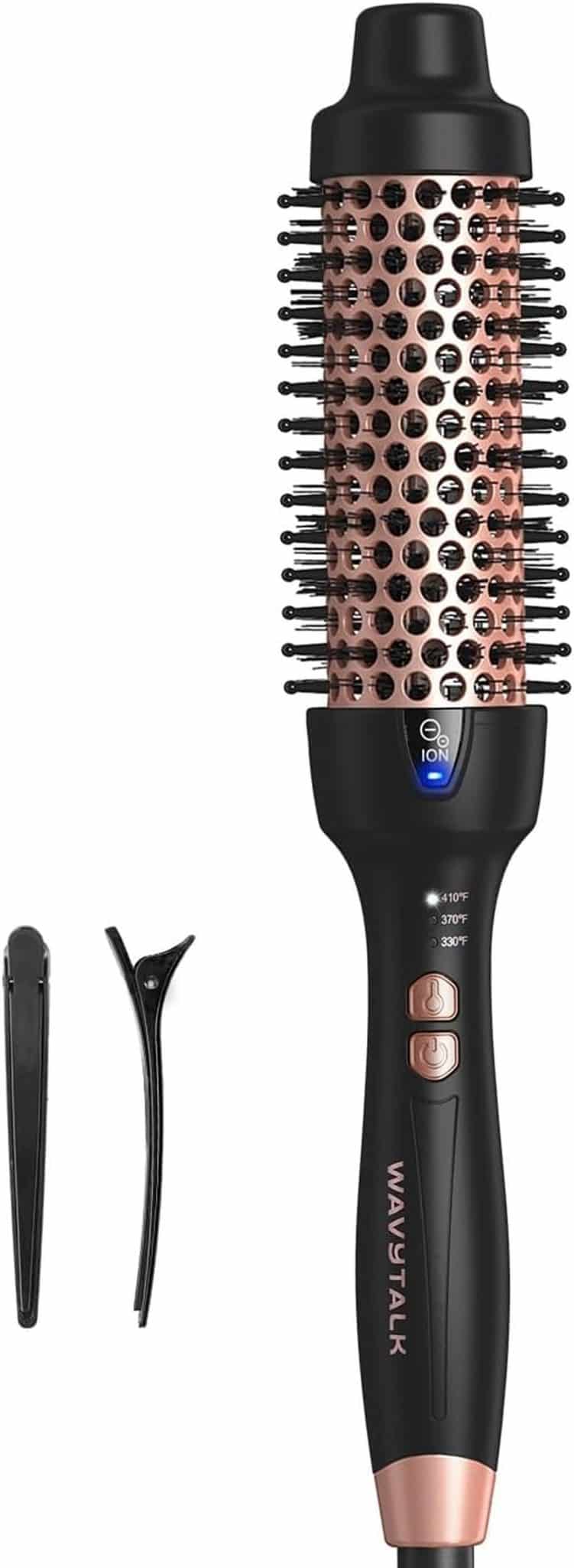 Test : brosse chauffante Wavytalk 3, 8 cm pour des cheveux lisses