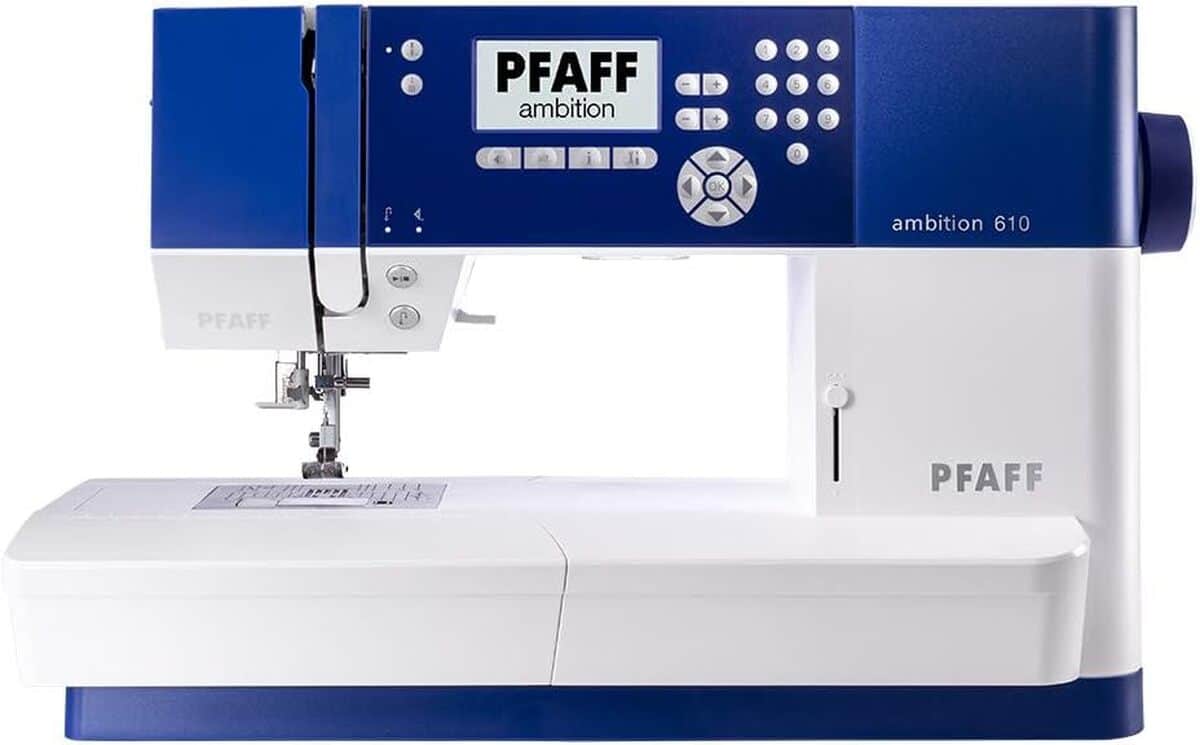 Test de la machine à coudre Pfaff Ambition 610