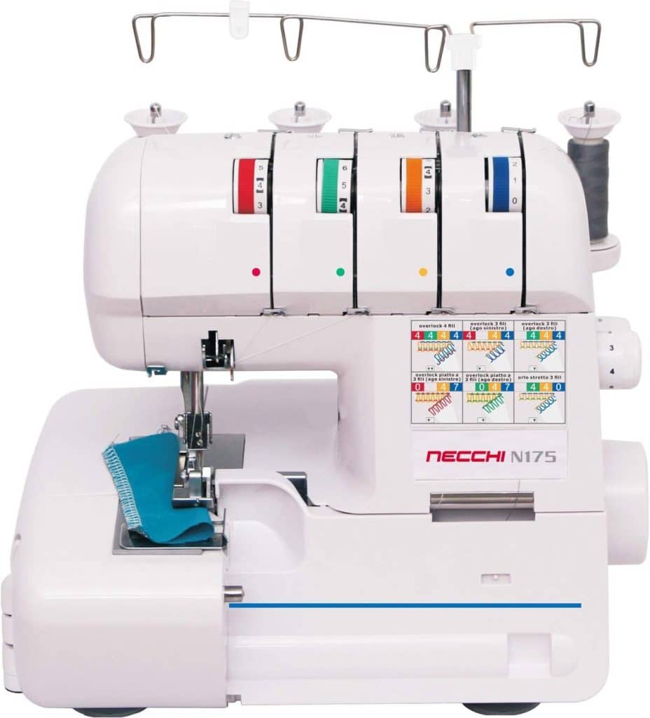 Test de la surjeteuse Necchi 175 : simplicité et options avancées