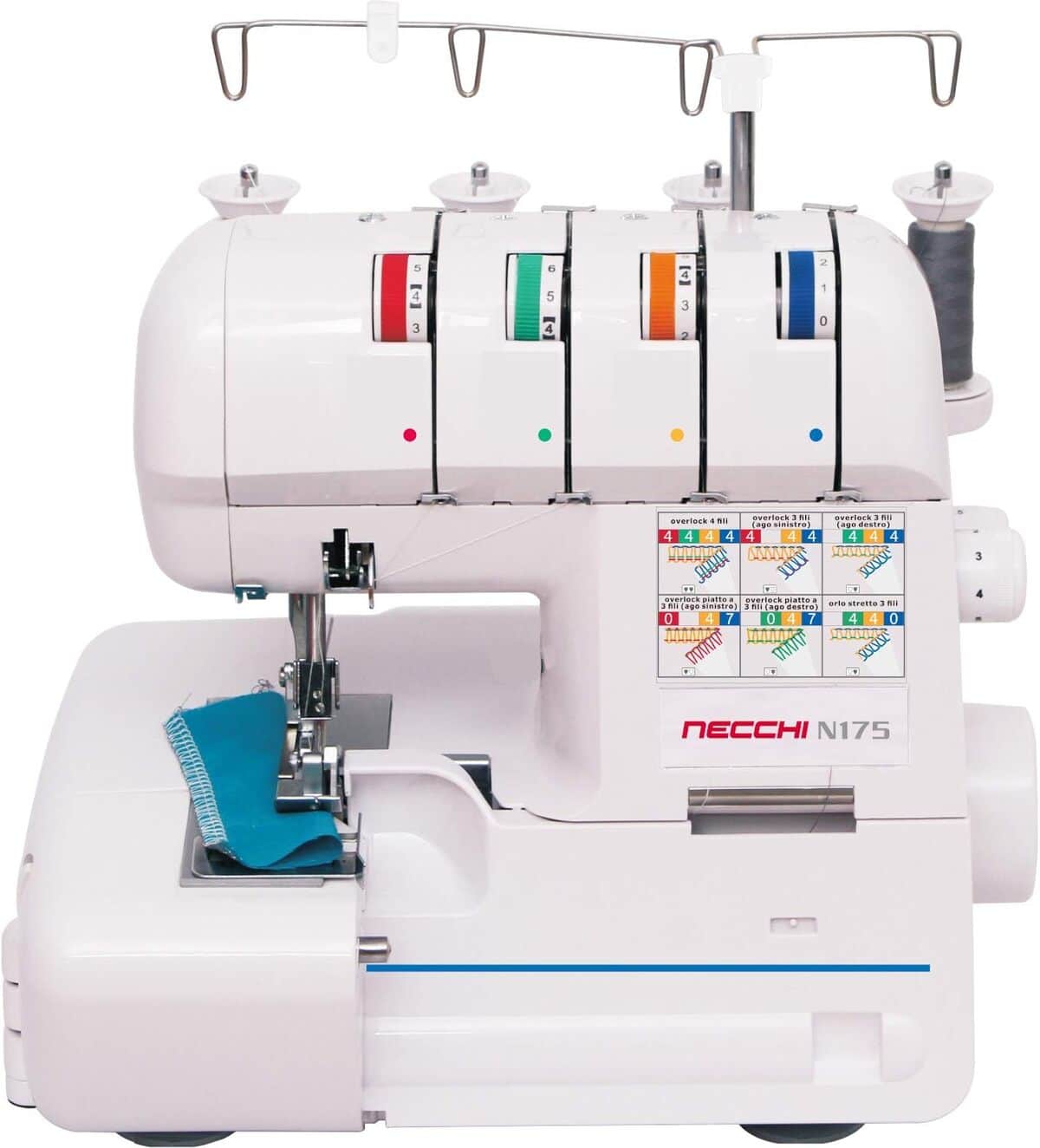 Test de la surjeteuse Necchi 175 : simplicité et options avancées