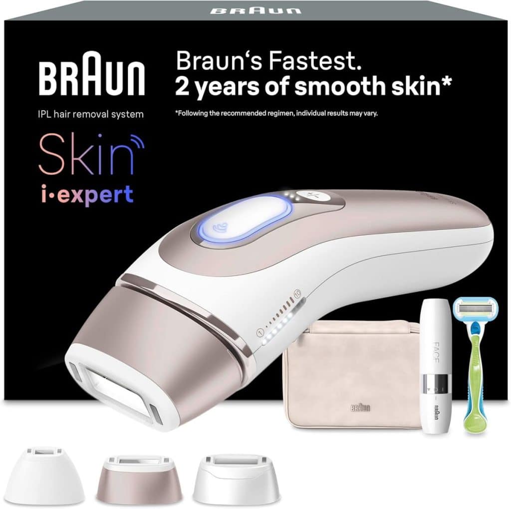 Test de l'épilation à domicile avec Braun Skin i·expert PL7253