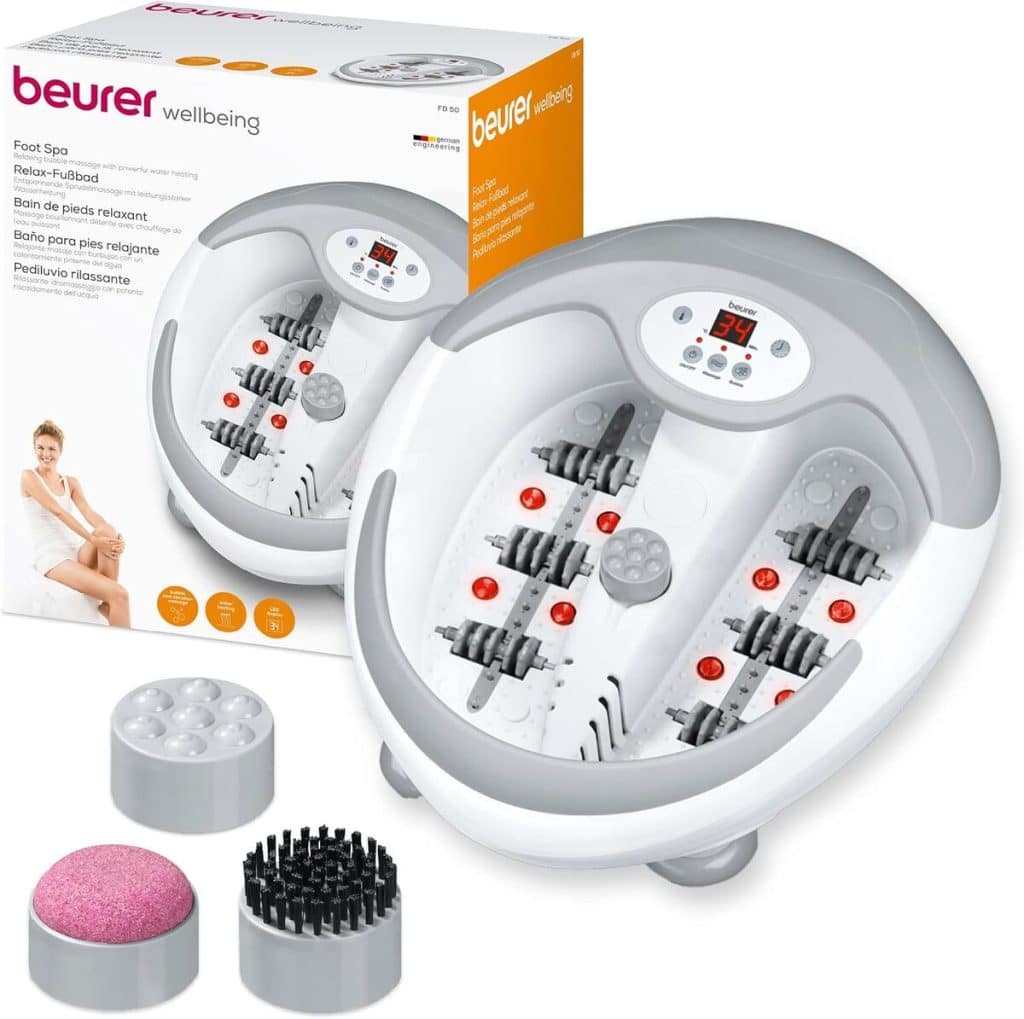 Test du bain de pieds relaxant Beurer FB50 : détente ultime et soins complets