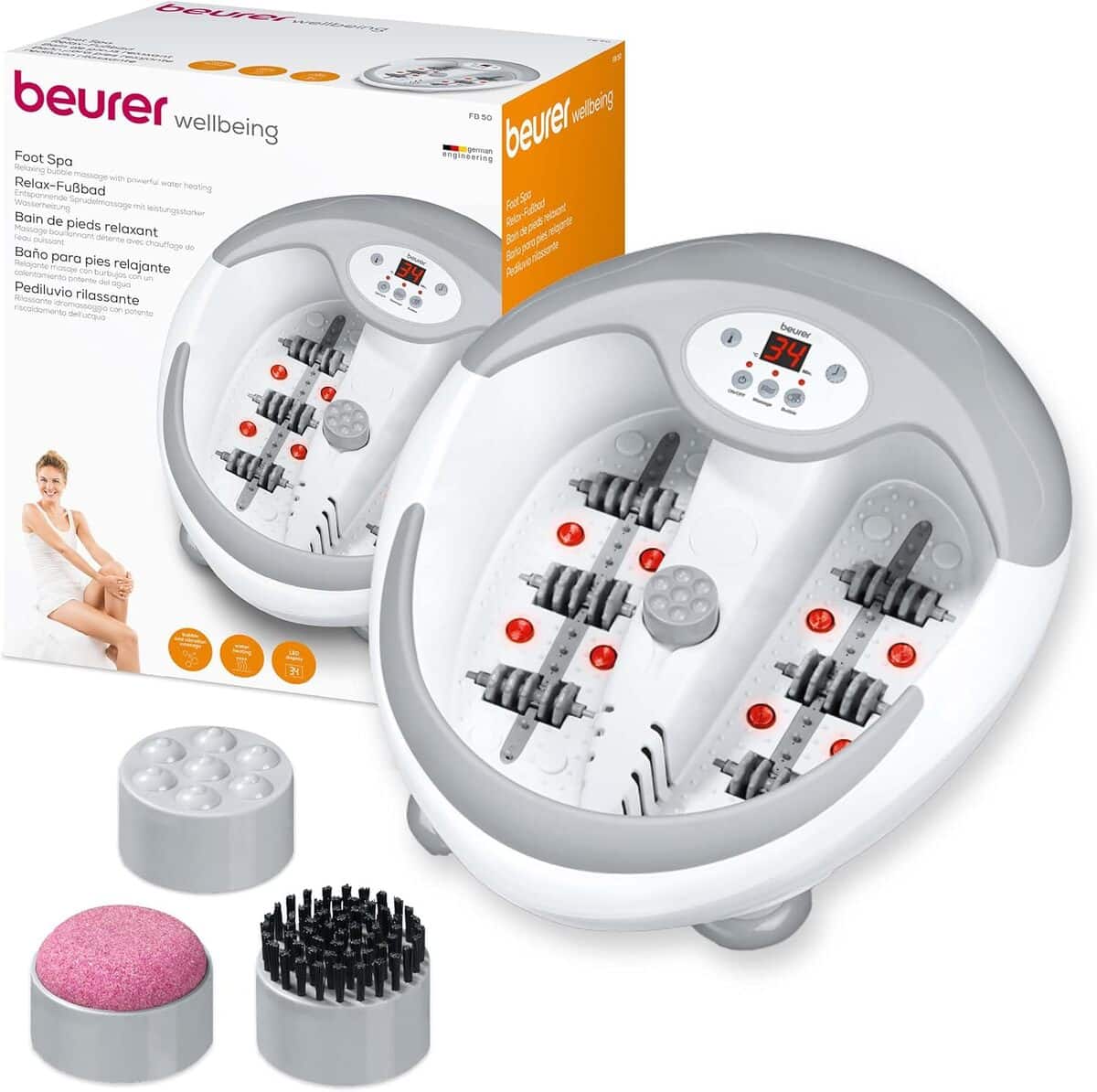 Test du bain de pieds relaxant Beurer FB50 : détente ultime et soins complets