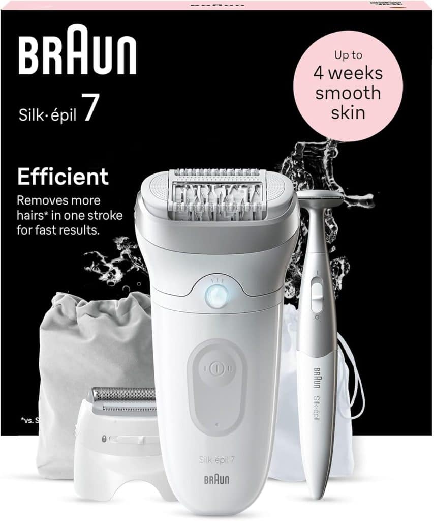 Test du Braun Silk-épil 7 : épilateur avec tête large et étanche
