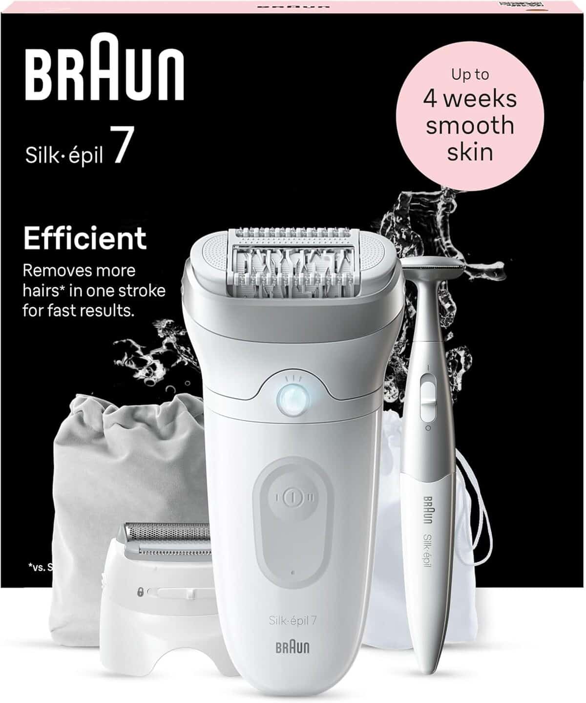 Test du Braun Silk-épil 7 : épilateur avec tête large et étanche