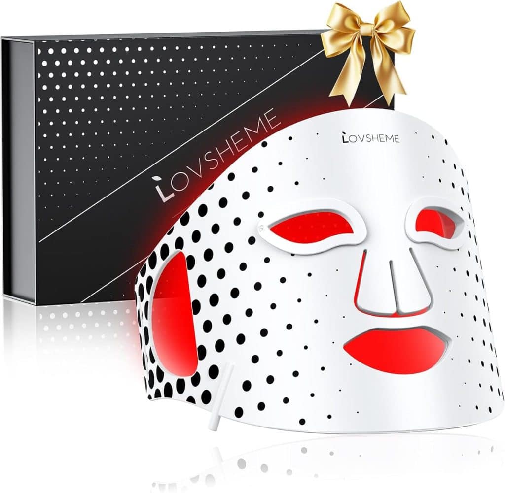Test du masque facial LED Lovsheme : thérapie par lumière rouge
