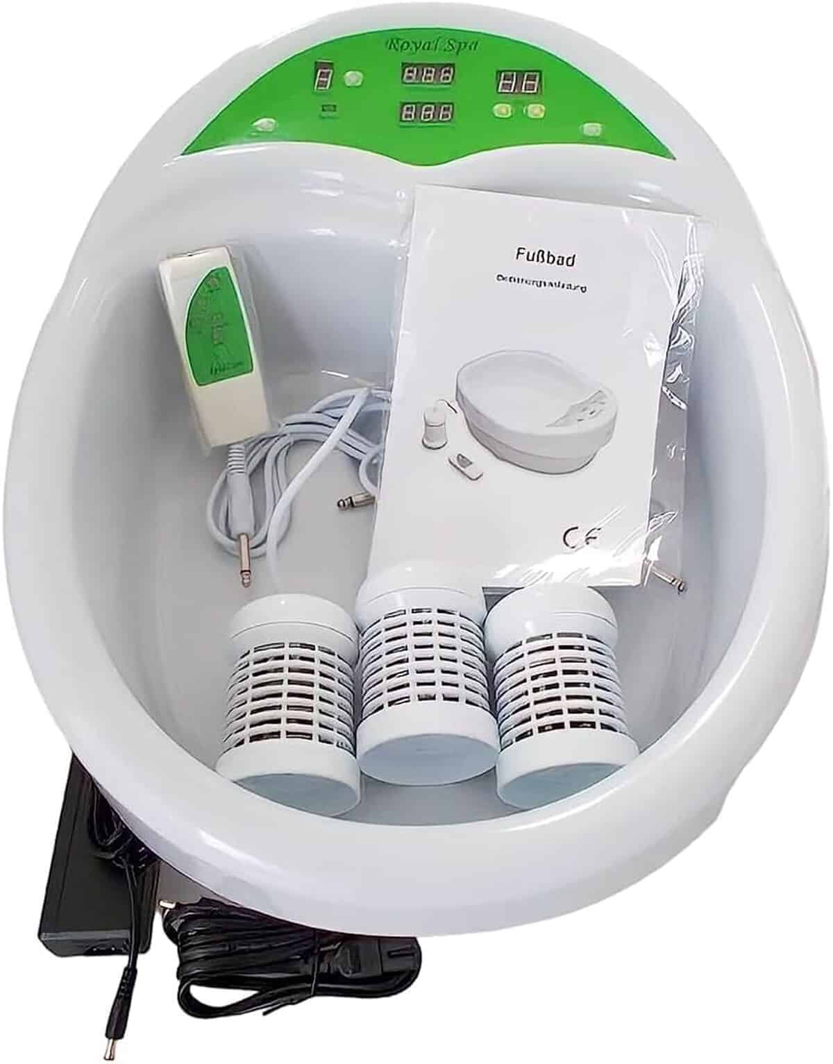 Test du Royal Spa bain de pieds électrolyse 3 bobines