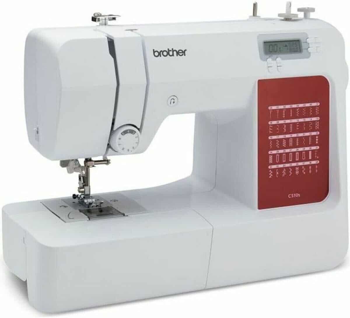 Test : machine à coudre Brother CS10S blanche/rouge