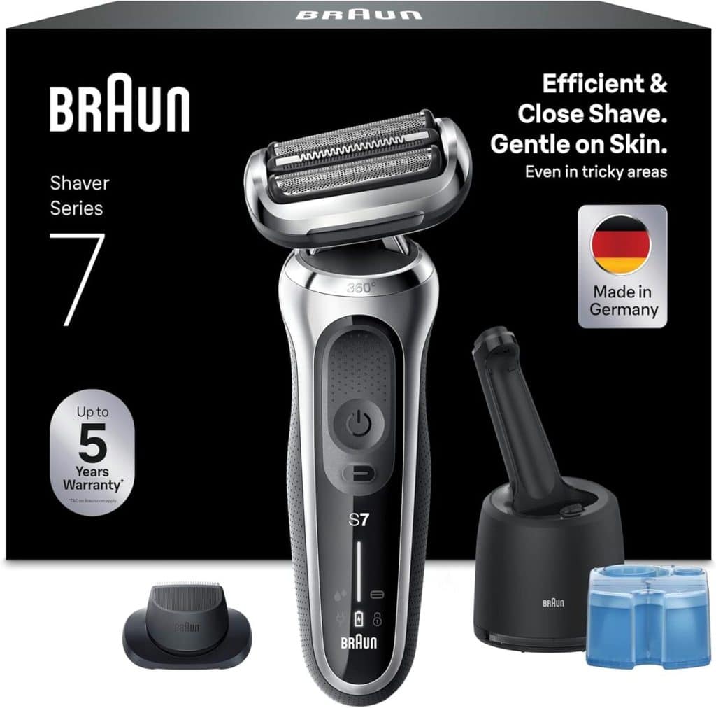 Test : rasoir électrique Braun Series 7 70-S7200cc Argent