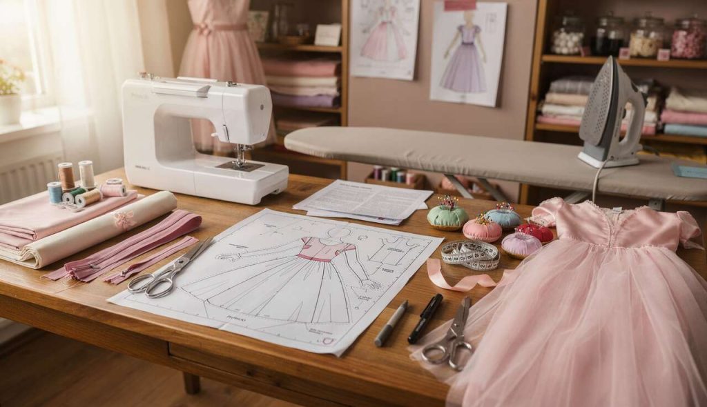 Guide couture : réaliser une robe princesse à bretelles (patron inclus)