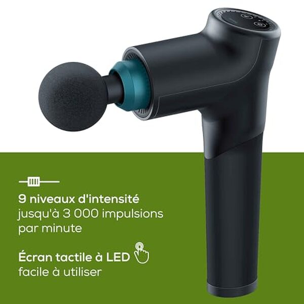 Découvrez notre test détaillé du pistolet de massage Beurer MG 185 : 9 niveaux d'intensité pour soulager vos tensions et optimiser votre récupération musculaire.