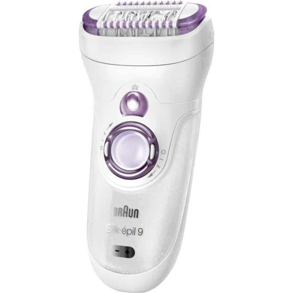 Test : braun 9-690 SensoSmart épilateur blanc, lilas