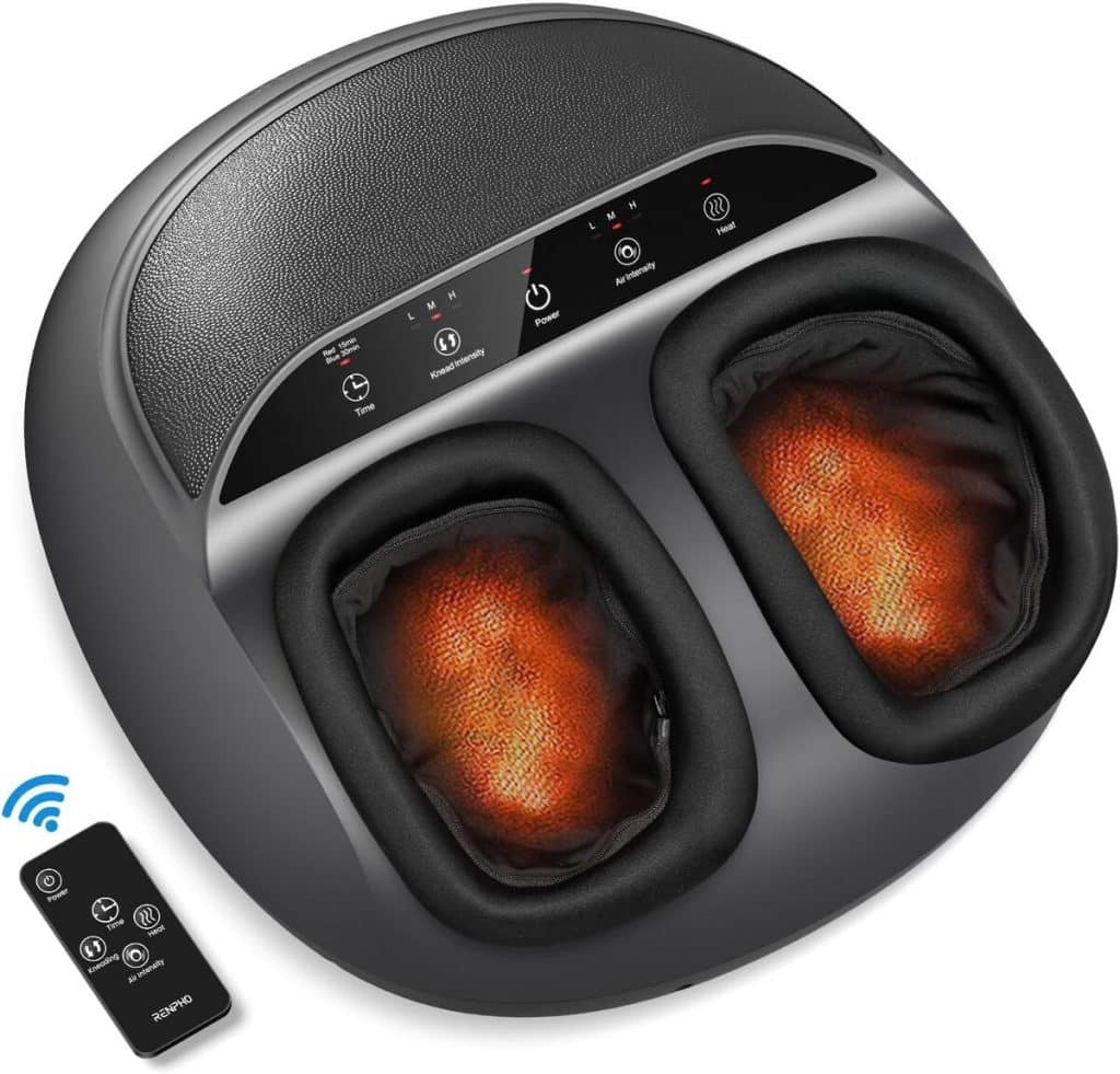 Test : mas­seur shiatsu électrique RENPHO pour pieds fatigués