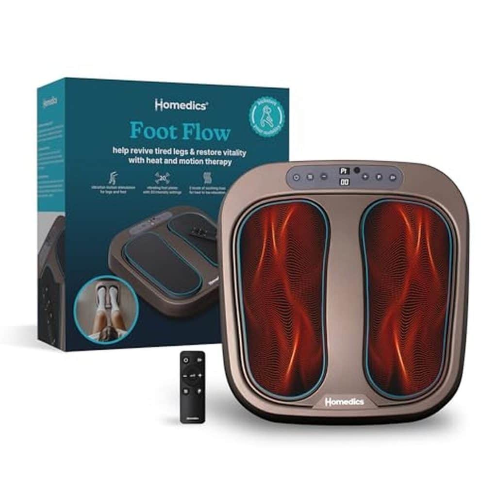 Test du masseur vibrant HoMedics Foot Flow : détente et circulation boostées