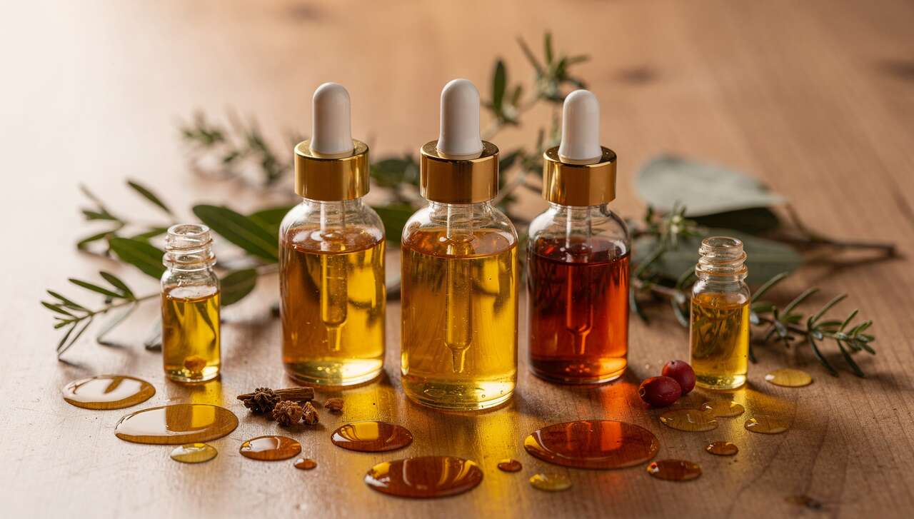 Sérums visage à base d'huiles essentielles pour une peau radieuse