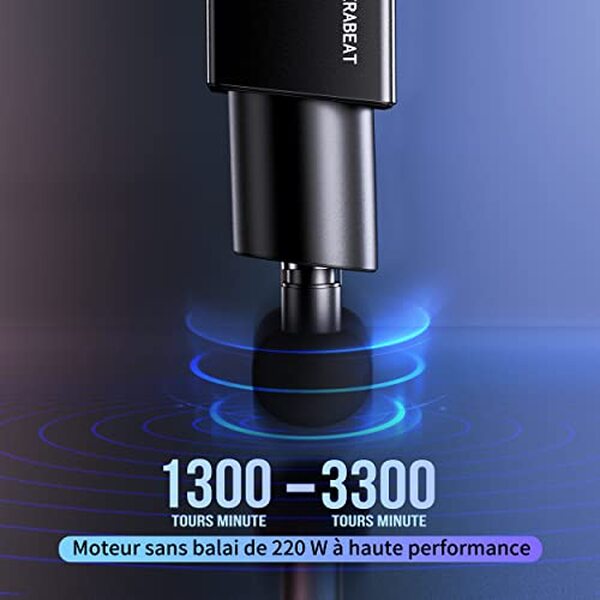 Découvrez notre analyse détaillée du pistolet de massage Therabeat 220W : performance, ergonomie et efficacité pour soulager vos tensions musculaires.