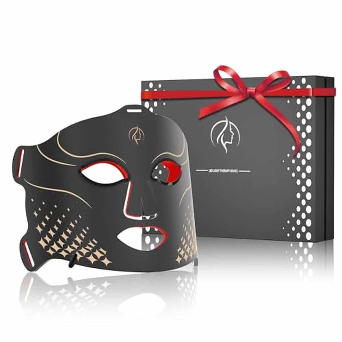 Avis sur le masque LED en silicone noir : beauté anti-âge à la maison