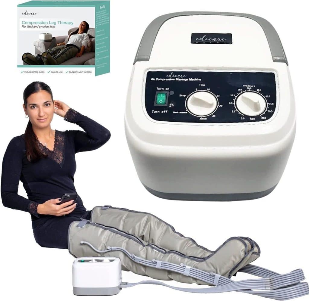 Test des bottes de pressothérapie Edicare : soulagement pour jambes fatiguées