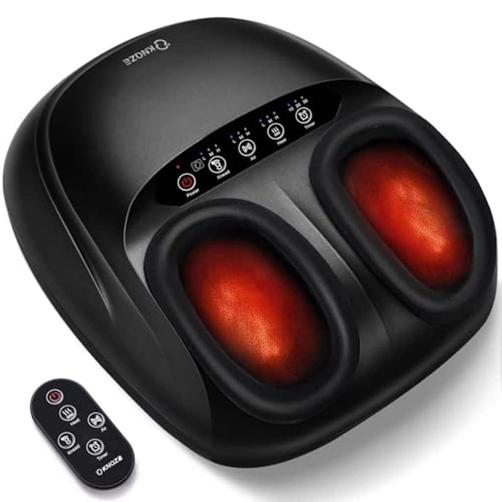 Test du masseur pieds Shiatsu : soulagement complet avec chaleur et compression