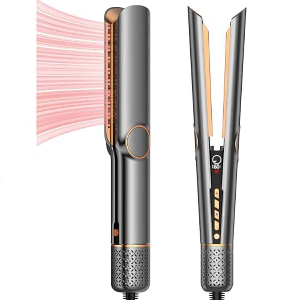 Test du sèche-cheveux lisseur ionique 2 en 1 200 m/min