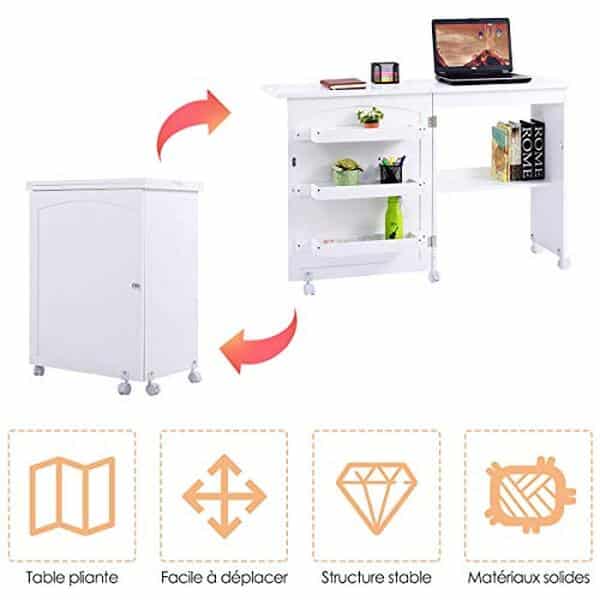 Découvrez notre test complet de la table de couture pliante Dreamade : un meuble pratique, compact et idéal pour optimiser votre espace de travail en couture.