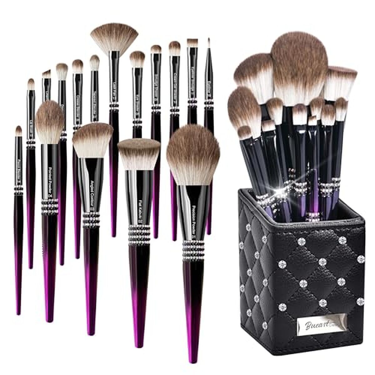 Avis : bueart Design pinceaux maquillage strass violets