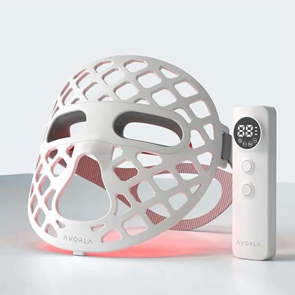Avis sur le masque LED Avorla pour rides et acné