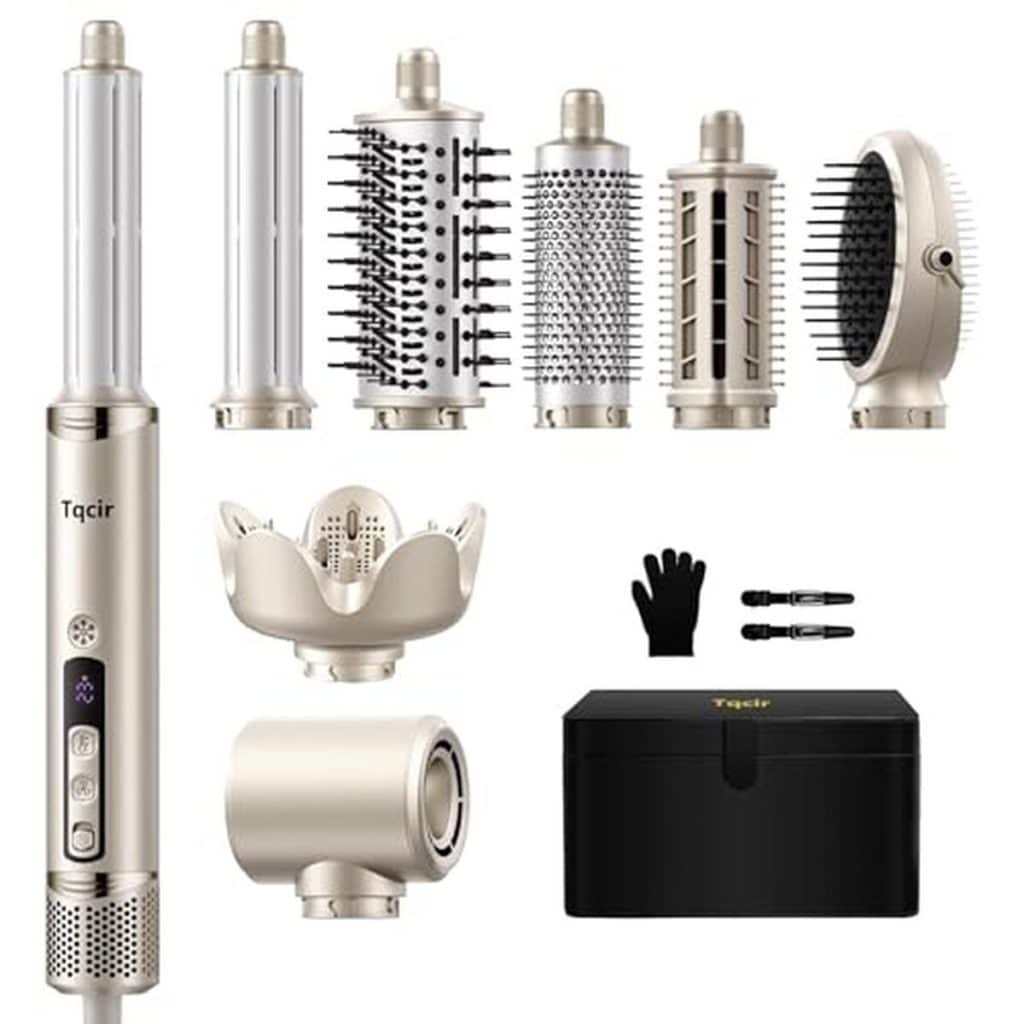 Essai du styler et sèche-cheveux 8 en 1 Tqcir Air : coiffure flexible avec FlexStyle