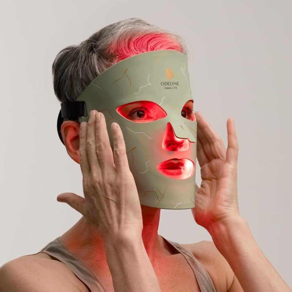 Test : masque LED visage Odelyne luminothérapie 50mW/cm²