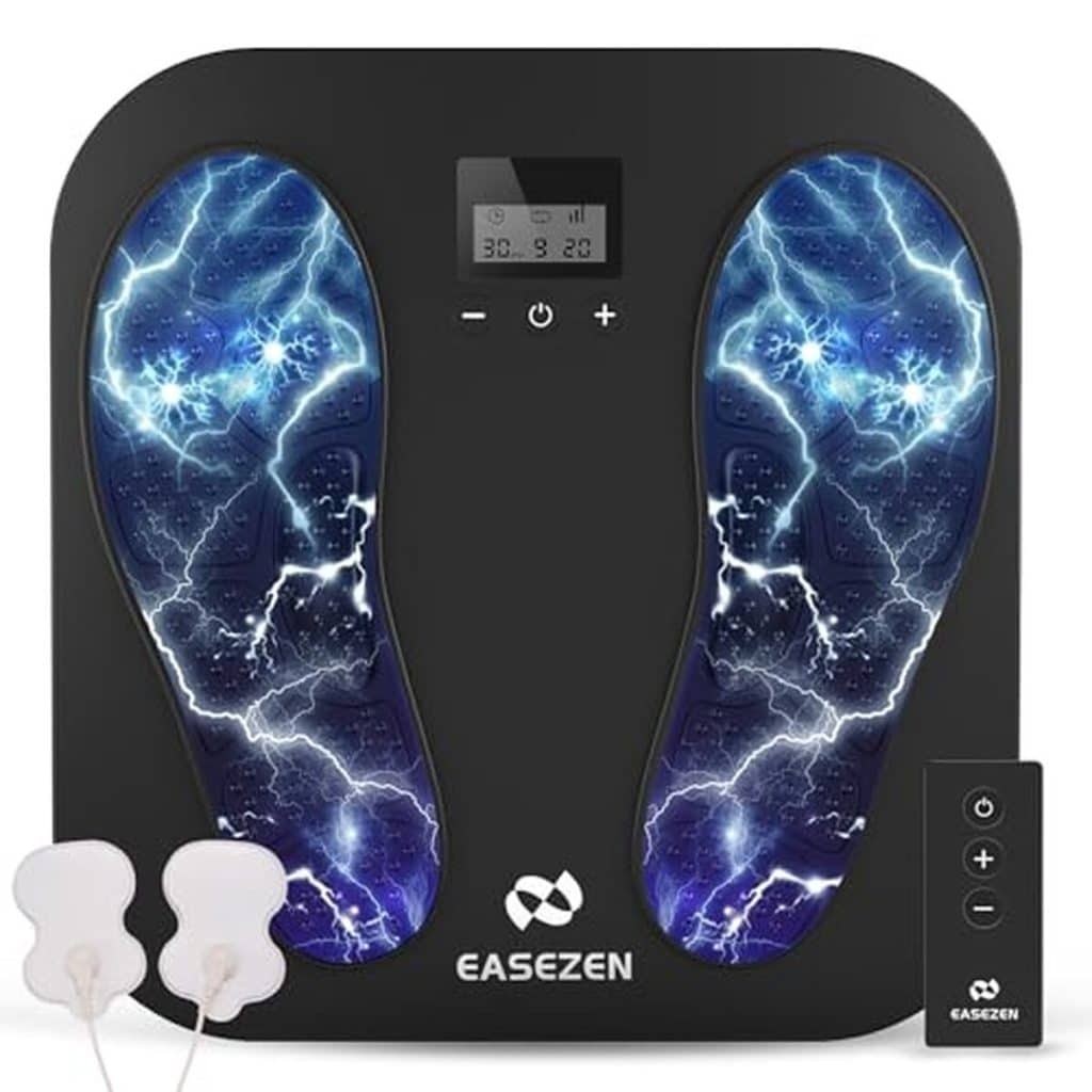 Test massur pied électrique EMS TENS : 10 modes pour soulager vos douleurs