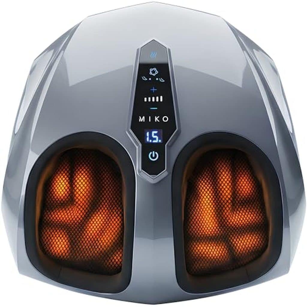 Test Miko machine de massage des pieds : pétrissage, compression et chaleur