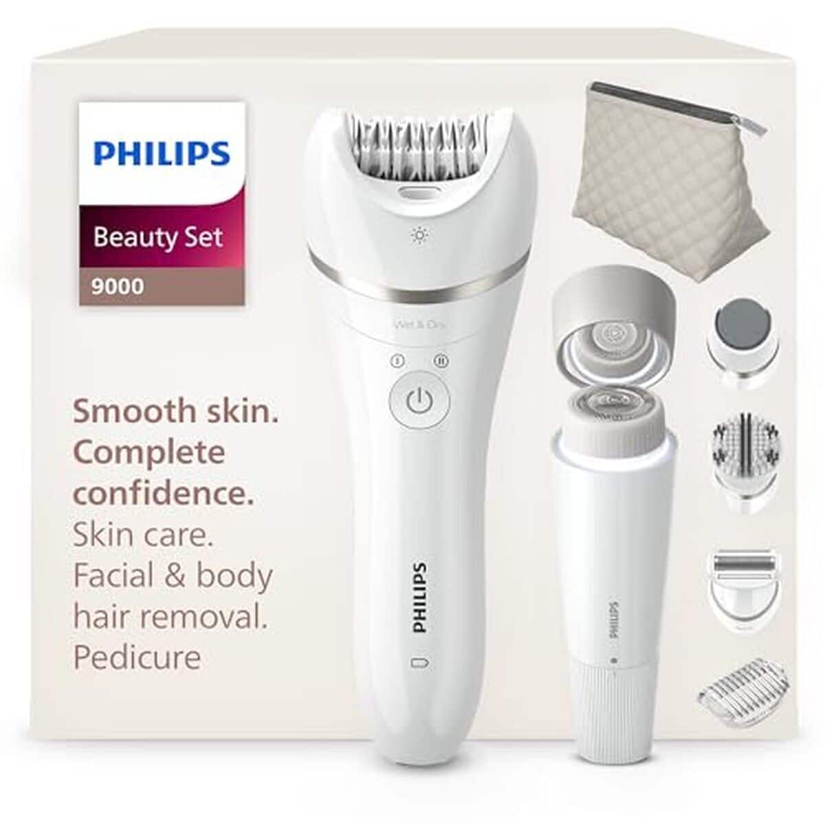 Test : philips Beauty Set série 9000, épilateur polyvalent sans fil